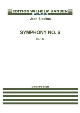 Sinfonie Nr.6 op.104 für Orchester Studienpartitur