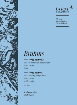 Variationen ber ein Thema von Joseph Haydn op.56a fr Orchester Studienpartitur