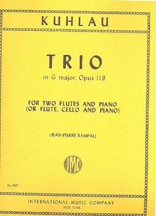 Trio g Major op.119 for 2 flutes and piano Rampal, Jean Pierre, ed