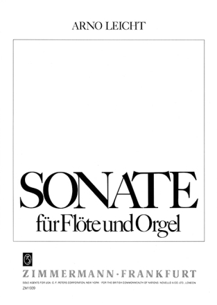 Sonate fr Flte und Orgel