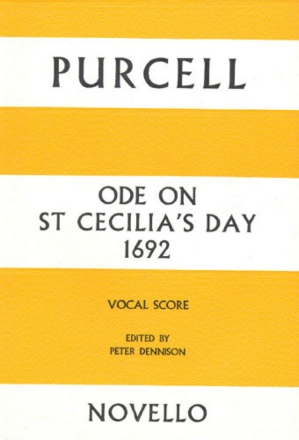 Ode on Saint Cecilia's Day for mixed chorus and orchestra vocal score (en)