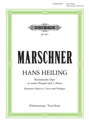 Hans Heiling  Klavierauszug (dt)