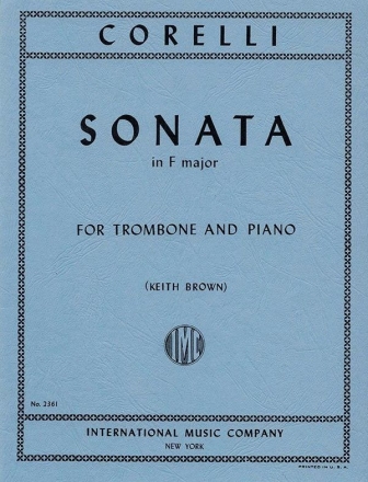 Sonata F major no.10 for trombone and piano
