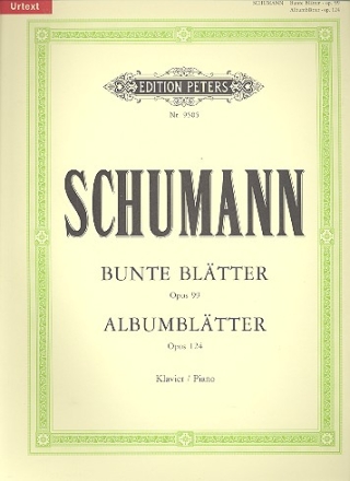 Bunte Bltter op.99 und Albumbltter op.124 fr Klavier