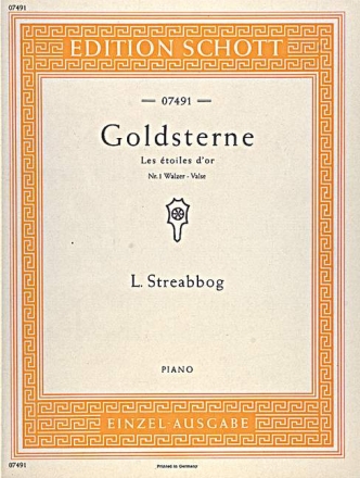 Goldsterne Nr. 1 fr Klavier