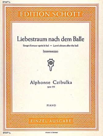 Liebestraum nach dem Balle Intermezzo op.356 fr Klavier