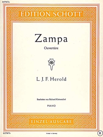 Zampa (1831) Ouvertre fr Klavier