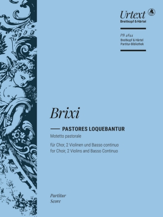Pastores Motetto pastorale fr gem Chor, 2 Violinen und Bc Partitur (la)