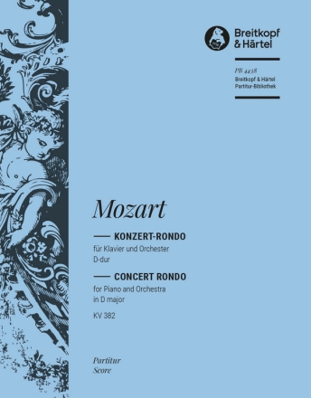 Konzert-Rondo D-Dur KV382 für Klavier und Orchester Partitur