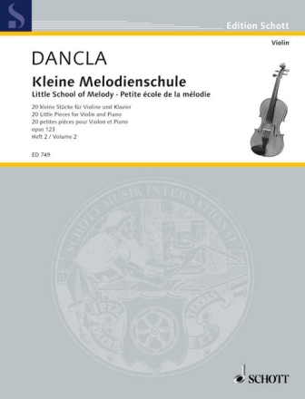 Kleine Melodienschule op.123 Band 2 fr Violine und Klavier 