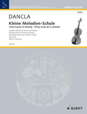 Kleine Melodienschule op.123 Band 3 fr Violine und Klavier