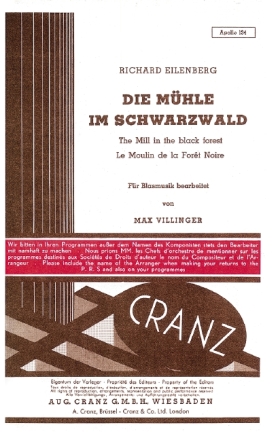 Die Mhle im Schwarzwald: fr fr Blasorchester Partitur und Stimmen
