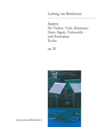 Septett Es-Dur op.20 fr Klarinette, Horn, Fagott, Violine, Viola, Violoncello und Kontraba Stimmen