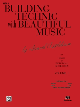 Building Technic with beautiful Music vol.1 for viola