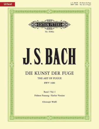 Die Kunst der Fuge BWV1080 Band 1 Frhere Fassung der autographen Partitur