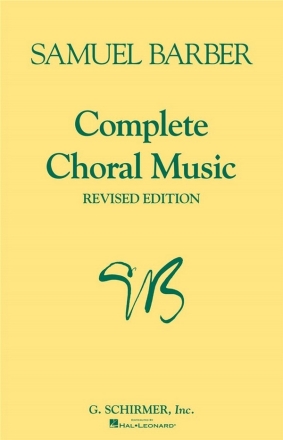 Complete Choral Music for mixed chorus and piano score (en)