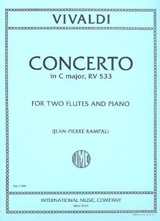 Concerto C major F.VI:2 for 2 flutes and piano
