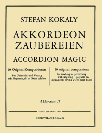 Akkordeon-Zaubereien 10 Original-Kompositionen fr Unterricht und Vort fr 1-2 Akkordeons Akkordeon 2