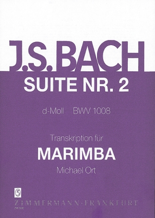 Suite d-Moll Nr.2 BWV1008 fr Marimba