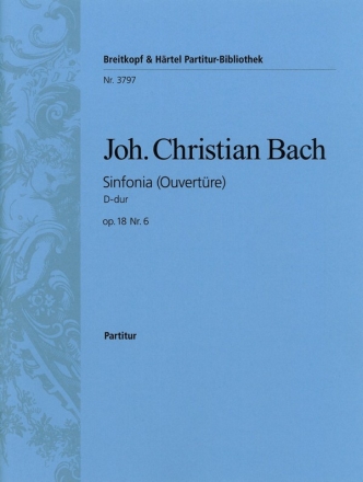 Sinfonie D-Dur op.18,6 fr Orchester Partitur