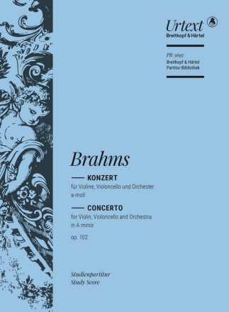 Konzert a-Moll op.102 fr Violine, Violoncello und Orchester Studienpartitur