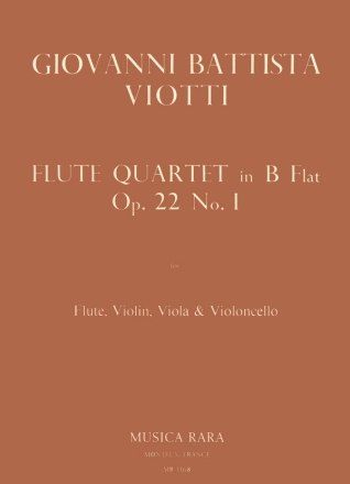 Quartett B-Dur op.22,1 fr Flte und Streichtrio Stimmen