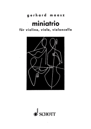 Miniatrio für Violine, Viola und Violoncello Stimmensatz