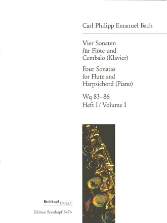 4 Sonaten WQ83-86 fr Flte und Klavier