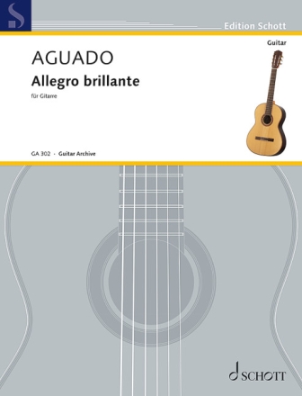 Allegro brillante fr Gitarre