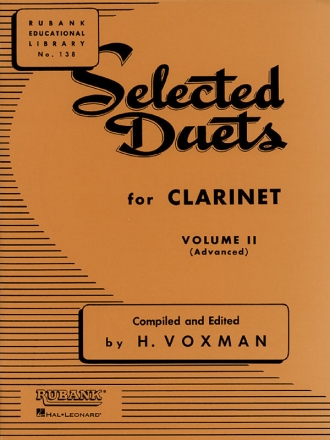 Selected Duets vol.2 for clarinets score