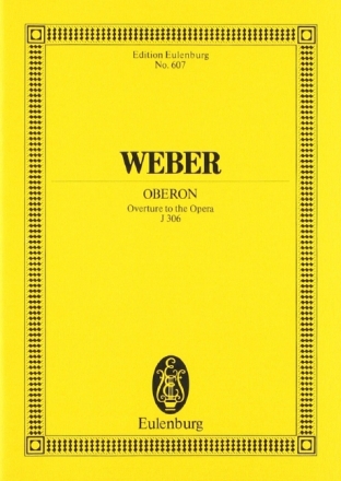 Ouverture zur Oper Oberon fr Orchester Studienpartitur