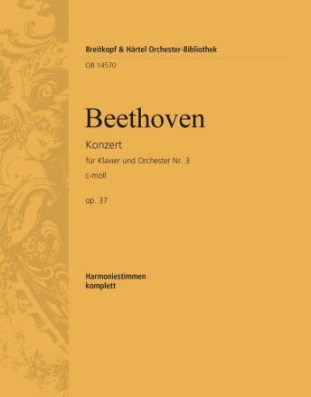 Konzert c-Moll Nr.3 op.37 fr Klavier und Orchester Harmonie