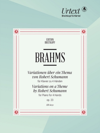 Variationen ber ein Thema von Robert Schumann op.23 fr Klavier zu 4 Hnden