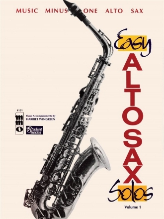 Music minus one alto sax (+CD) easy alto sax solos vol. 1