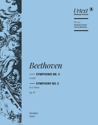 Sinfonie c-Moll Nr.5 op.67 fr Orchester Partitur