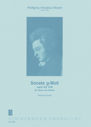 Sonate g-Moll nach KV478 fr Oboe und Klavier