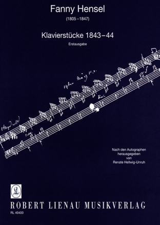 Klavierstcke 1843-44 fr Klavier