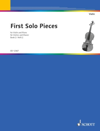 First solo pieces vol.2 for violin and piano