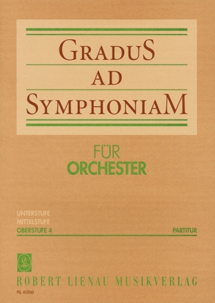 Sinfonia D-Dur (W.16) fr Streichorchester Partitur