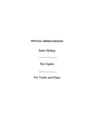 Der Zephir op.30,5 fr Violine und Klavier