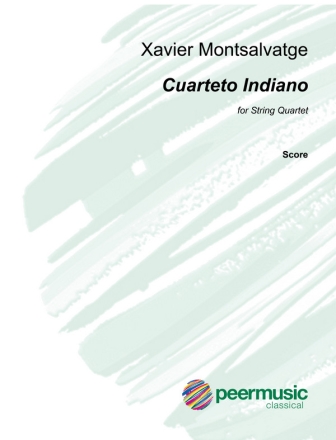 Cuarteto indiano for string quartet score