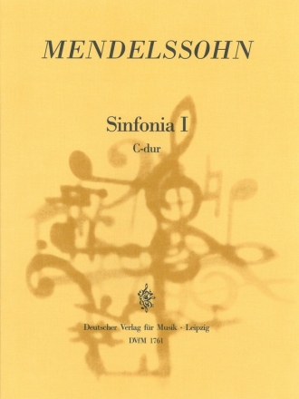 Sinfonie C-Dur Nr.1 fr Streichorchester Partitur
