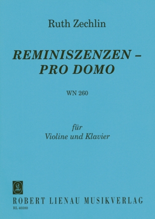 Reminiszenzen pro domo WN260 fr Violine und Klavier