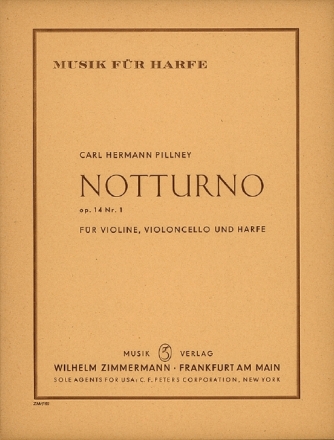Notturno op.14,1 fr Violine, Violoncello und Harfe Stimmen