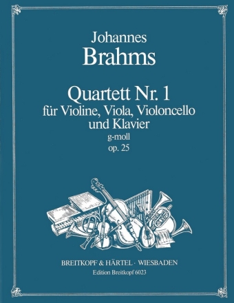 Quartett g-Moll Nr.1 op.25 fr Klavier und Streichtrio