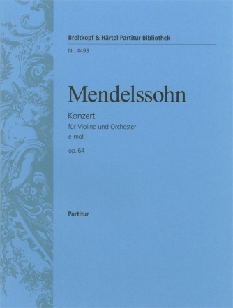 Konzert e-Moll op.64 fr Violine und Orchester Partitur