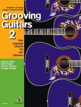 Grooving Guitars Band 2 fr 4 Gitarren Partitur und Stimmen