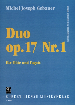 Duo op.17,1 fr Flte und Fagott Partitur und Stimmen