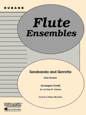 Sarabanda and Gavotta for 4 flutes score and parts