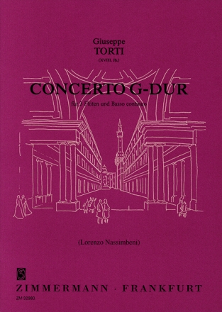 Concerto G-Dur fr 3 Flten und Bc Stimmen